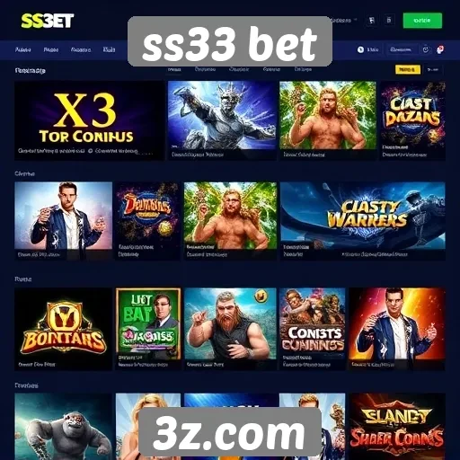 Análise das opções de jogos no site ss33 bet